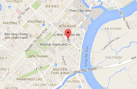 Bản đồ vị trí nhà trường
